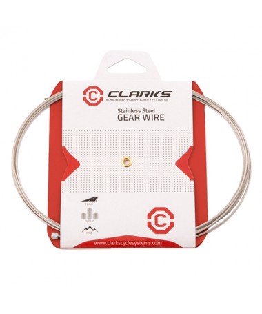 CABLE DERAILLEUR INOX CLARKS D1.10MM L3.00M TANDEM