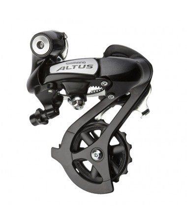 DERAILLEUR VTT AR SHIMANO ALTUS M310  7/8V. NOIR