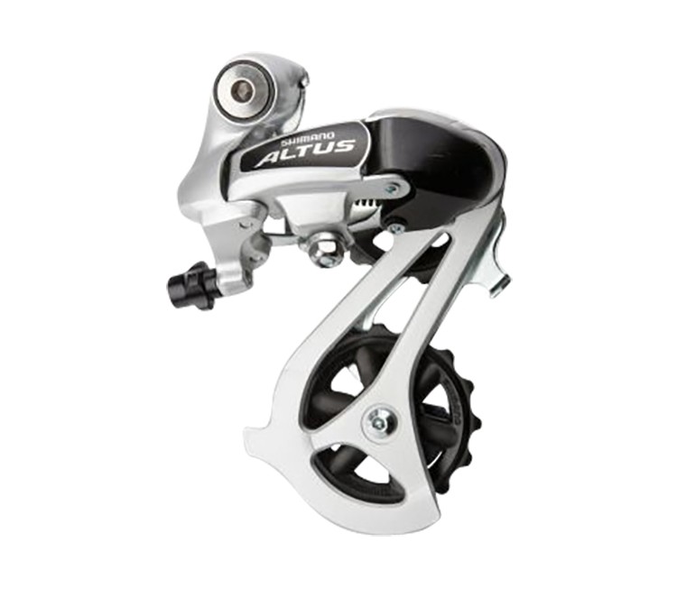 DERAILLEUR VTT AR SHIMANO ALTUS M310  7/8V. ARGENT