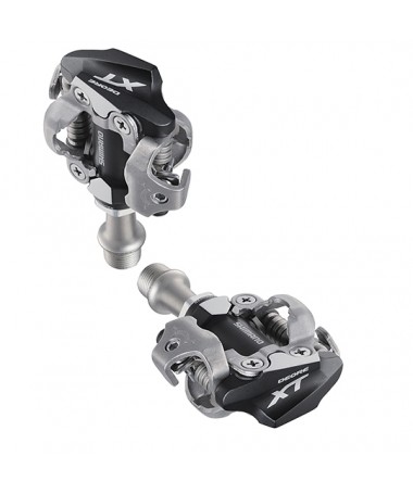 PEDALE VTT AUTO SHIMANO XT SPD M8100 NOIR (PR)