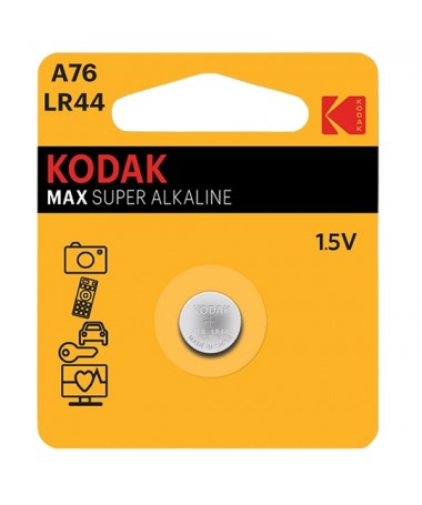 PILE ALCALINE 1.5V LR44 KODAK ALKALINE (X1)