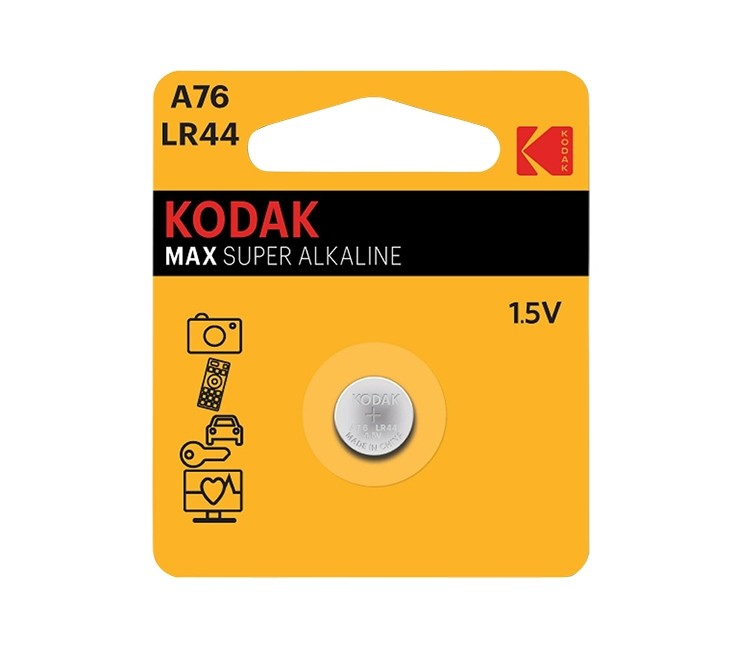 PILE ALCALINE 1.5V LR44 KODAK ALKALINE (X1)