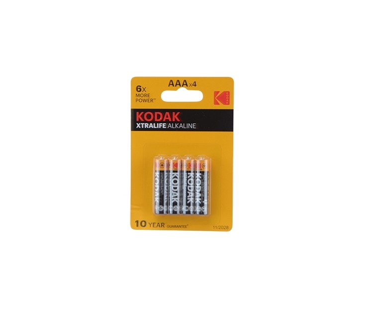 PILE ALCALINE 1.5V LR03 AAA KODAK XTRALIFE ALKALIN