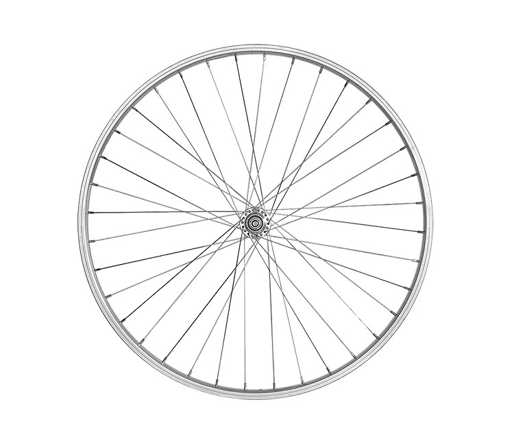 ROUE VTC 28 AV BLOCAGE JANTE ARGENT MACH1 M110. M