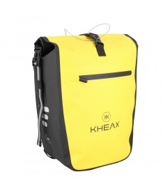 SACOCHE VELO PORTE BAGAGE KHEAX IZOARD II JAUNE ET