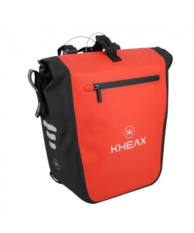 SACOCHE VELO PORTE BAGAGE KHEAX IZOARD II ROUGE ET