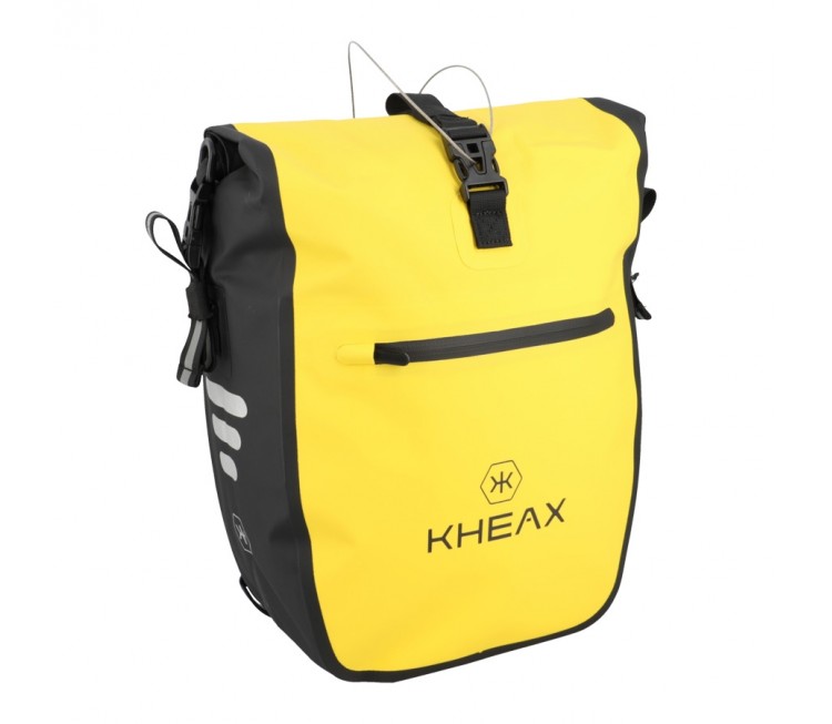 SACOCHE VELO PORTE BAGAGE KHEAX IZOARD MINI JAUNE