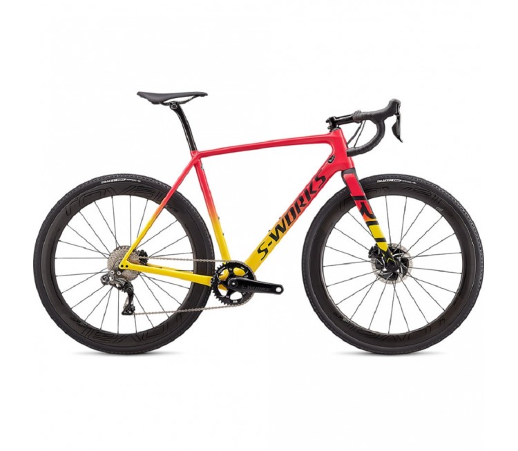 CRUX SW DI2 GLDNYEL/VIVPNK/BLK 52 CRUX SW DI2 GLDNYEL/VIVPNK/BLK 52