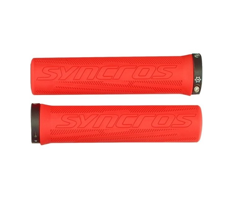SYN GRIPS PRO LOCK-ON RALLY RED 1SIZE SYN GRIPS PRO LOCK-ON RALLY RED 1SIZE