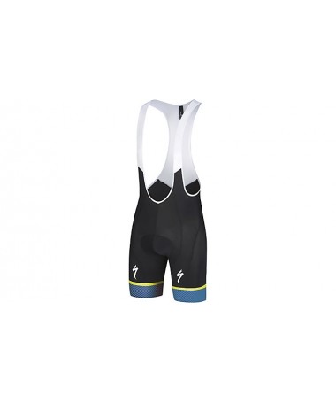 RBX COMP LOGO BIB SHORT BLK/BLU/NEON BLU S