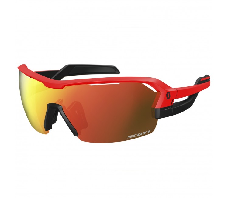 LUNETTES SCOTT SPUR NOIR ROUGE VERRES CHROME LUNETTES SCOTT SPUR NOIR ROUGE VERRES CHROME