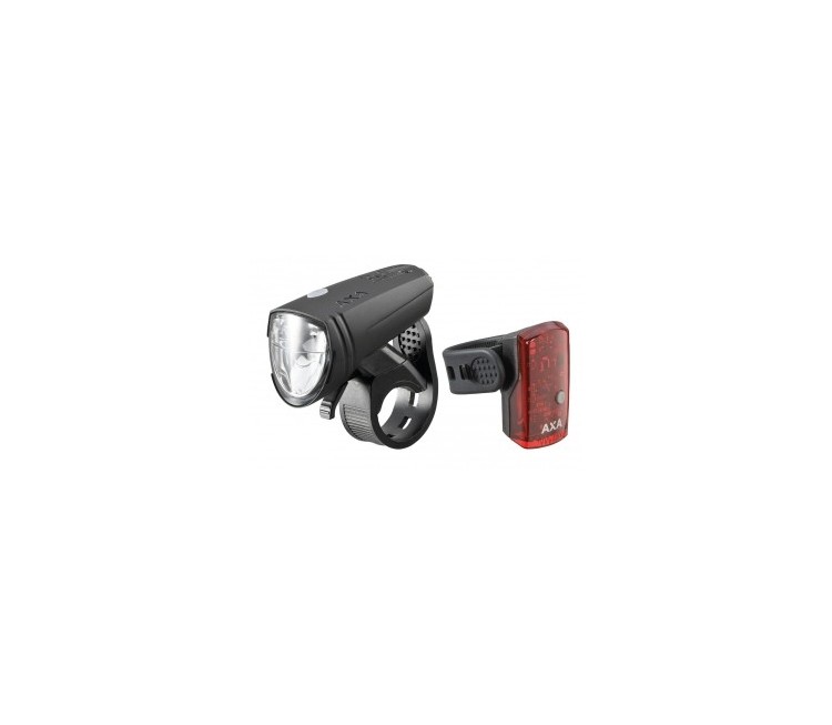 SET ECLAIRAGE LED ACCU AXA GREEN LINE 15 SET ECLAIRAGE LED ACCU AXA GREEN LINE 15