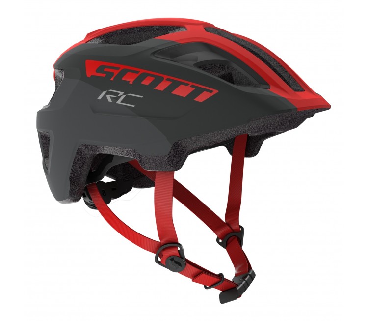 SCOTT CASQUE SPUNTO JUNIOR (CE) GRY/RD R SCOTT CASQUE SPUNTO JUNIOR (CE) GRY/RD R