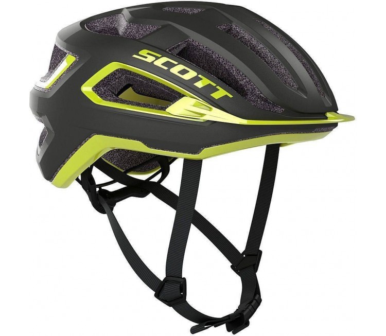 SCOTT CASQUE ARX PLUS (CE) DK GR/RA YEL SCOTT CASQUE ARX PLUS (CE) DK GR/RA YEL