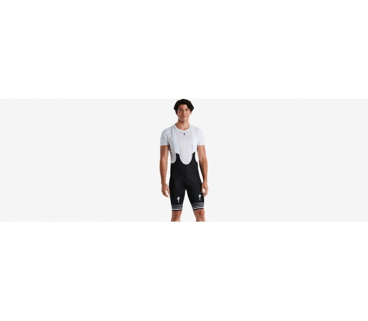 RBX COMP BIB SHORT BLK/ANTH S