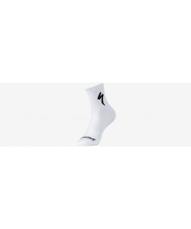 SOFT AIR MID SOCK WHT/BLK S