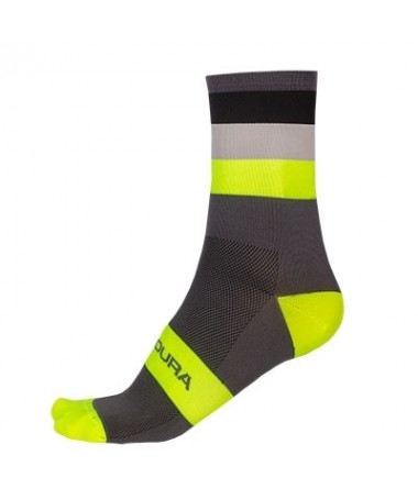 CHAUSSETTES ENDURA BANDWIDTH NOIR/JAUNE L/XL