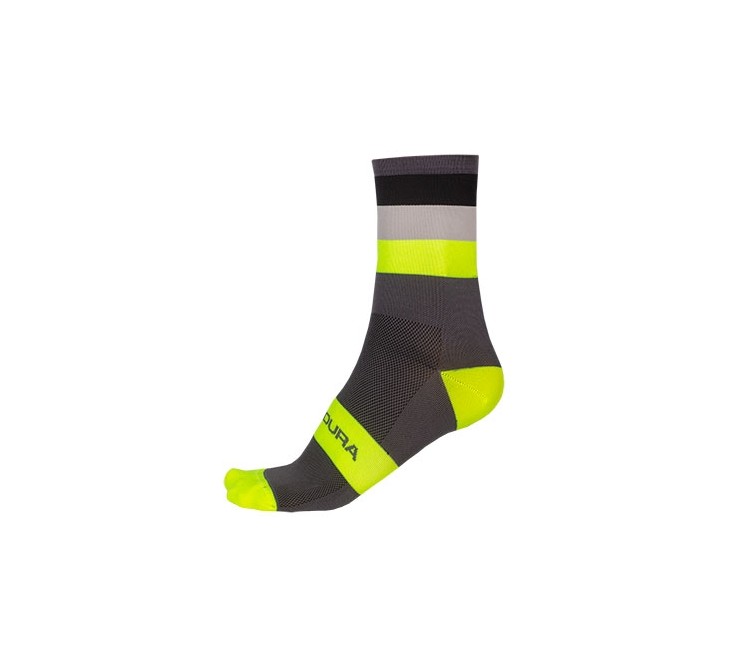 CHAUSSETTES ENDURA BANDWIDTH NOIR/JAUNE S/M