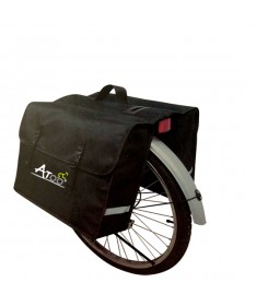 SACOCHE VELO PORTE BAGAGE A PONT 2 VOLUMES OPTIMIZ