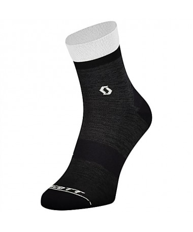 SCO SOCK TRAIL QUARTER DK GREY/WHT 36-38