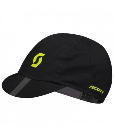 SCO CAP CYCLING NO SHORTCUTS BLACK/SULPHUR YELLOW