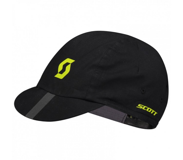 SCO CAP CYCLING NO SHORTCUTS BLACK/SULPHUR YELLOW