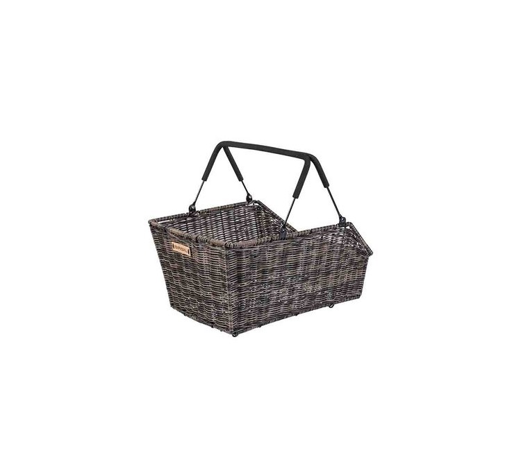 BASIL PANNIER CENTO RATTAN NATURE MARRON