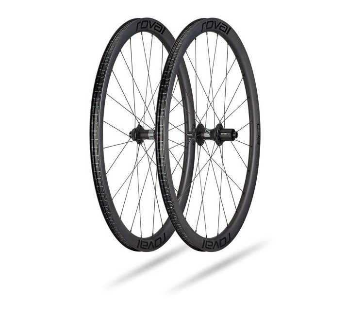 C 38 DISC WHEELSET SATIN CARBON/BLK